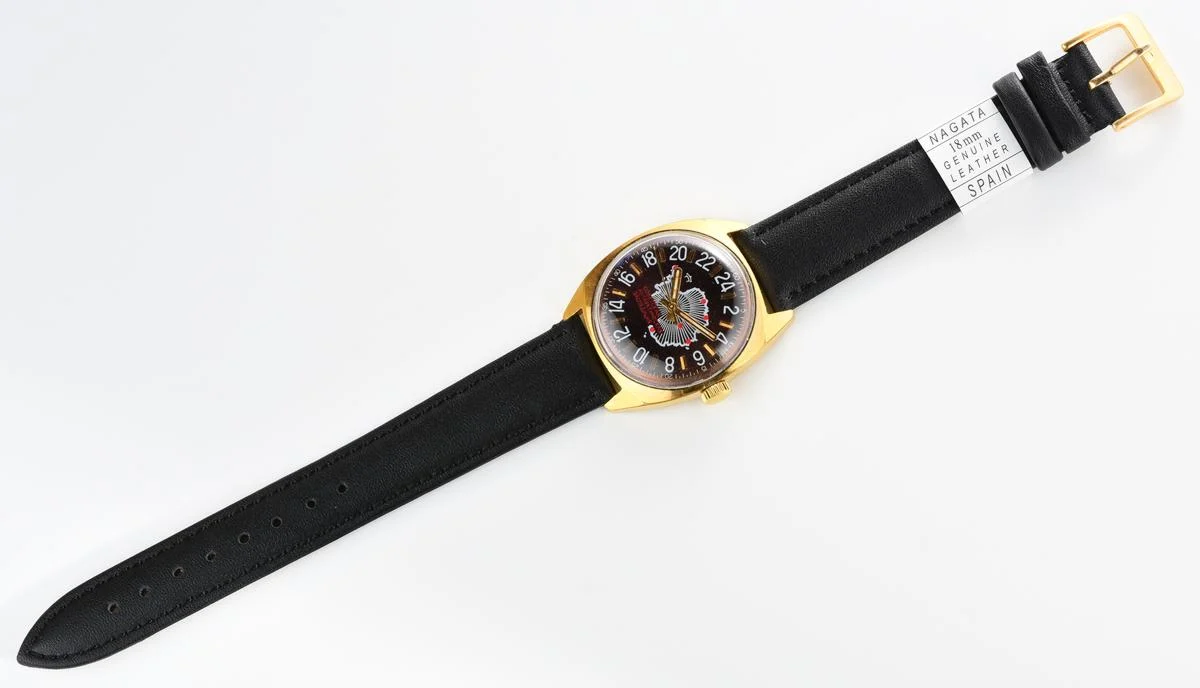 Raketa Soviet Antarctic Expedition, 24 hours gold-plated watch
