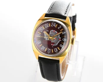 Raketa Soviet Antarctic Expedition, 24 hours gold-plated watch