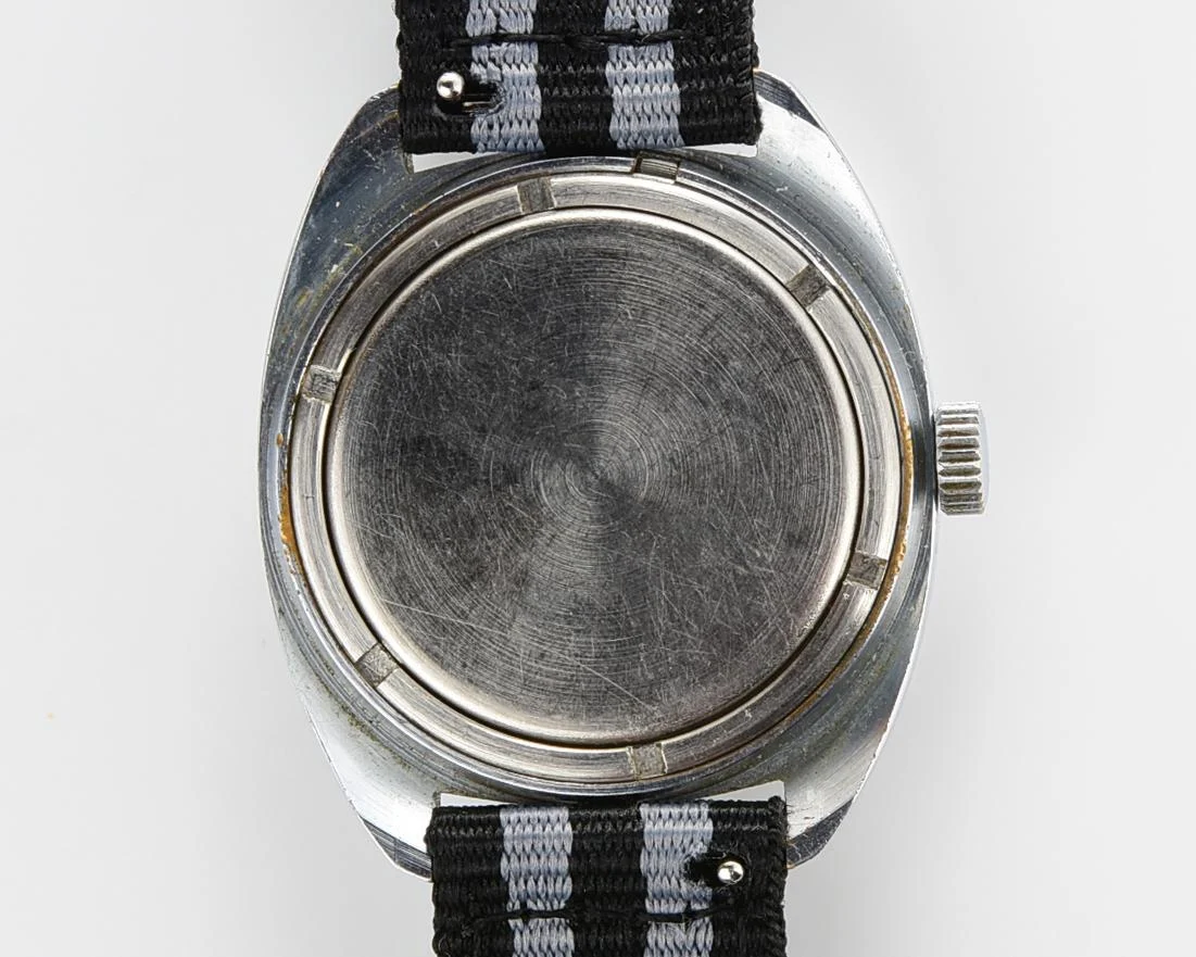 Excellent Soviet Raketa vintage watch with laconic black dial