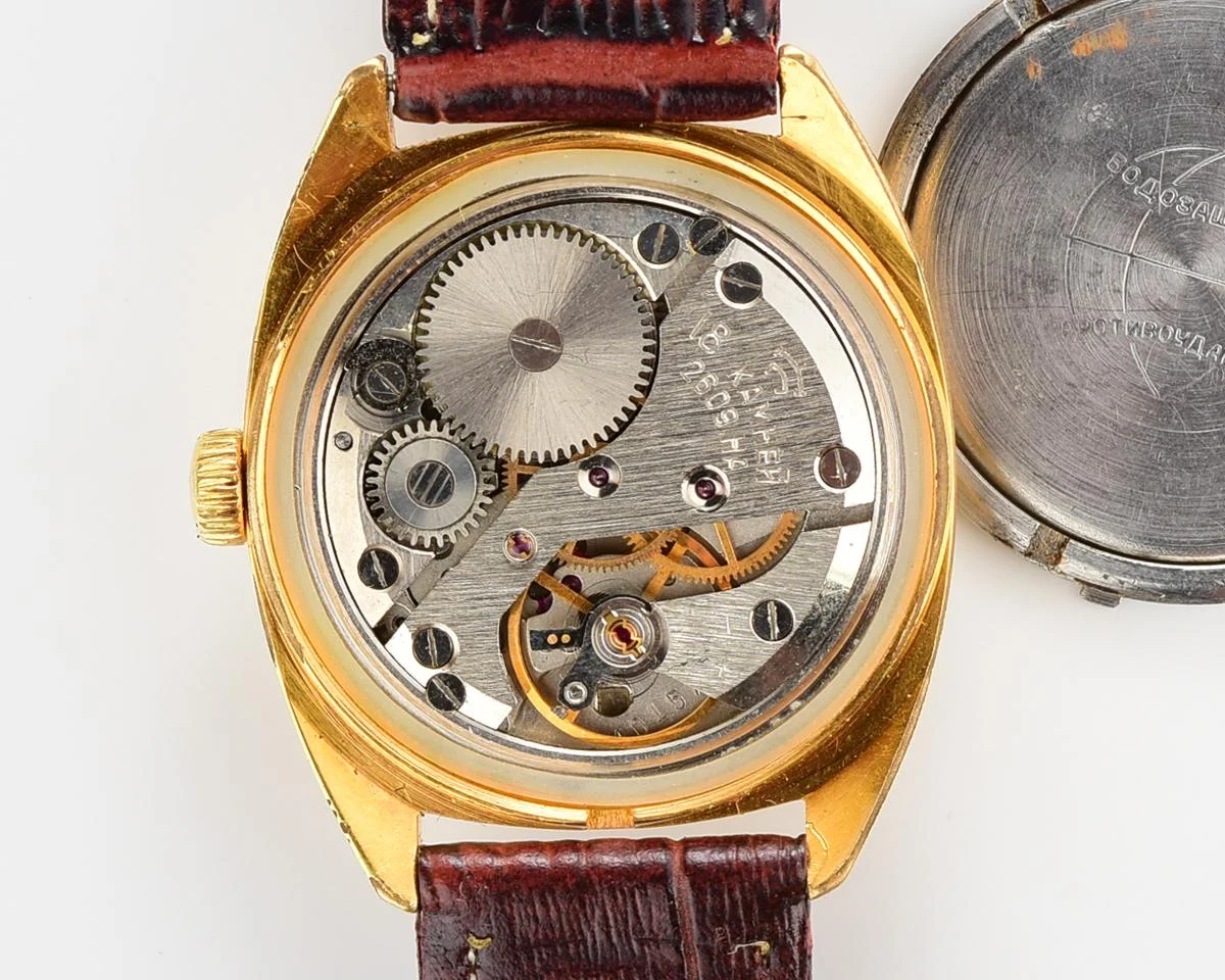 Raketa vintage gold-plated wrist watch