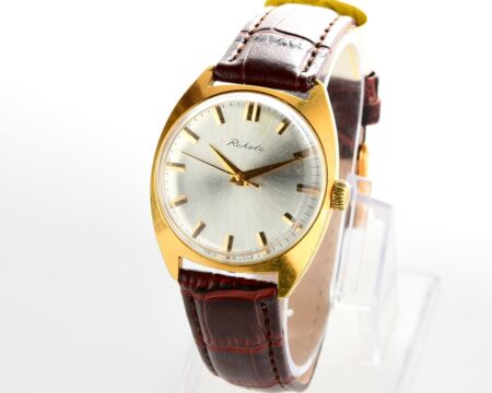 RAKETA vintage gold-plated wrist watch
