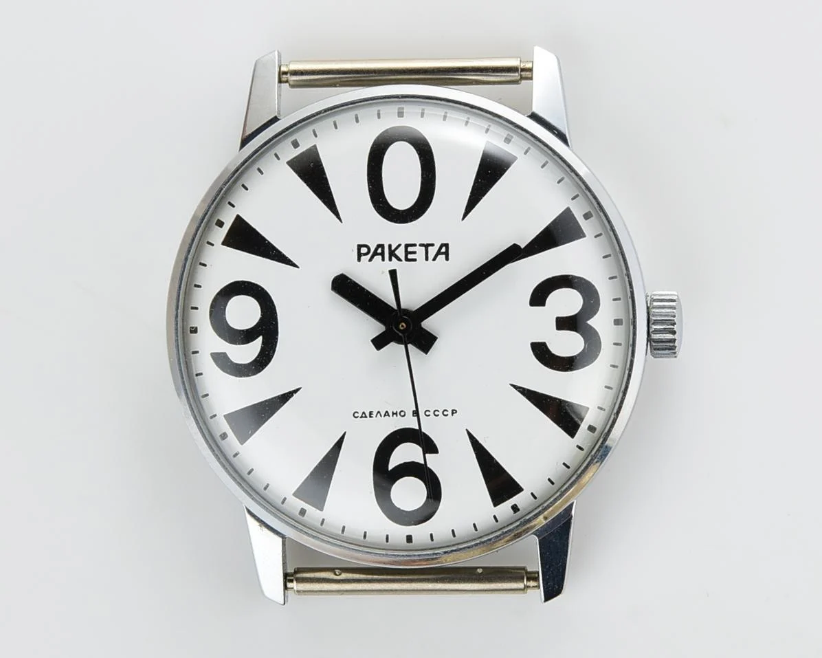 TIME CAPSULE: Soviet vintage mechanical watch Raketa “big zero” smaller version, New Old Stock (NOS)!