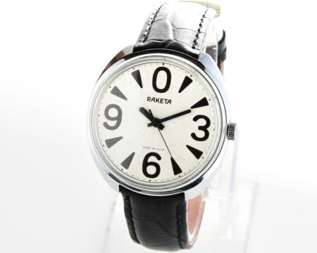 Soviet mechanical RAKETA watch "big zero"