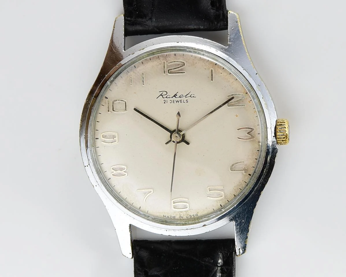 Soviet Raketa vintage mechanical watch