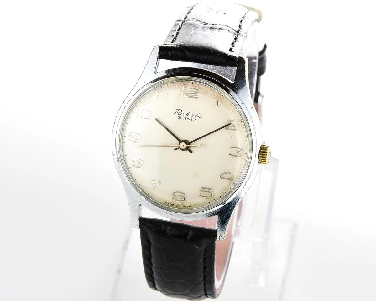 Soviet Raketa vintage mechanical watch