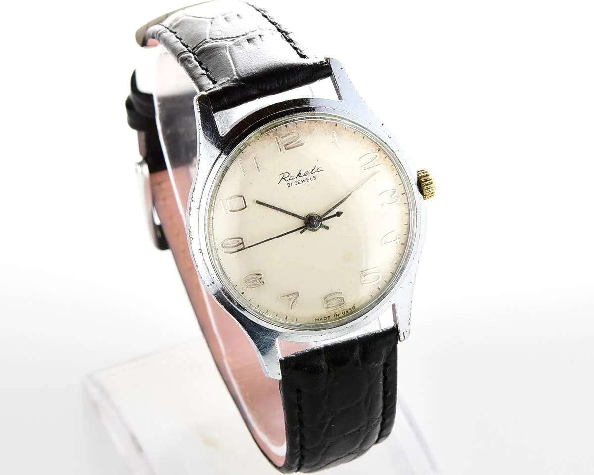 Soviet Raketa vintage mechanical watch