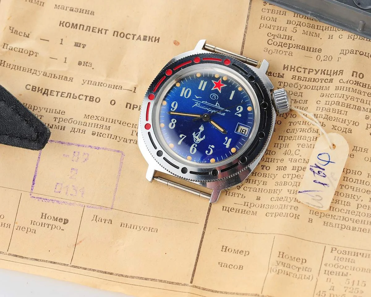 TIME CAPSULE: Vostok Komandirskie Submarine – mechanical watch – New Old Stock (NOS)!