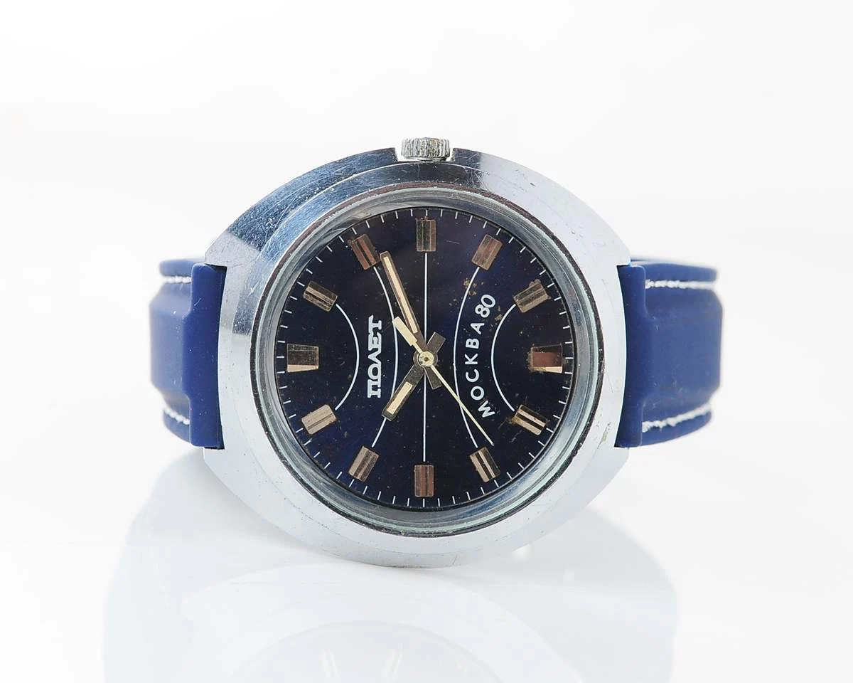 Soviet vintage Poljot Moskva 80 mechanical watch - Olympic 1980 edition!
