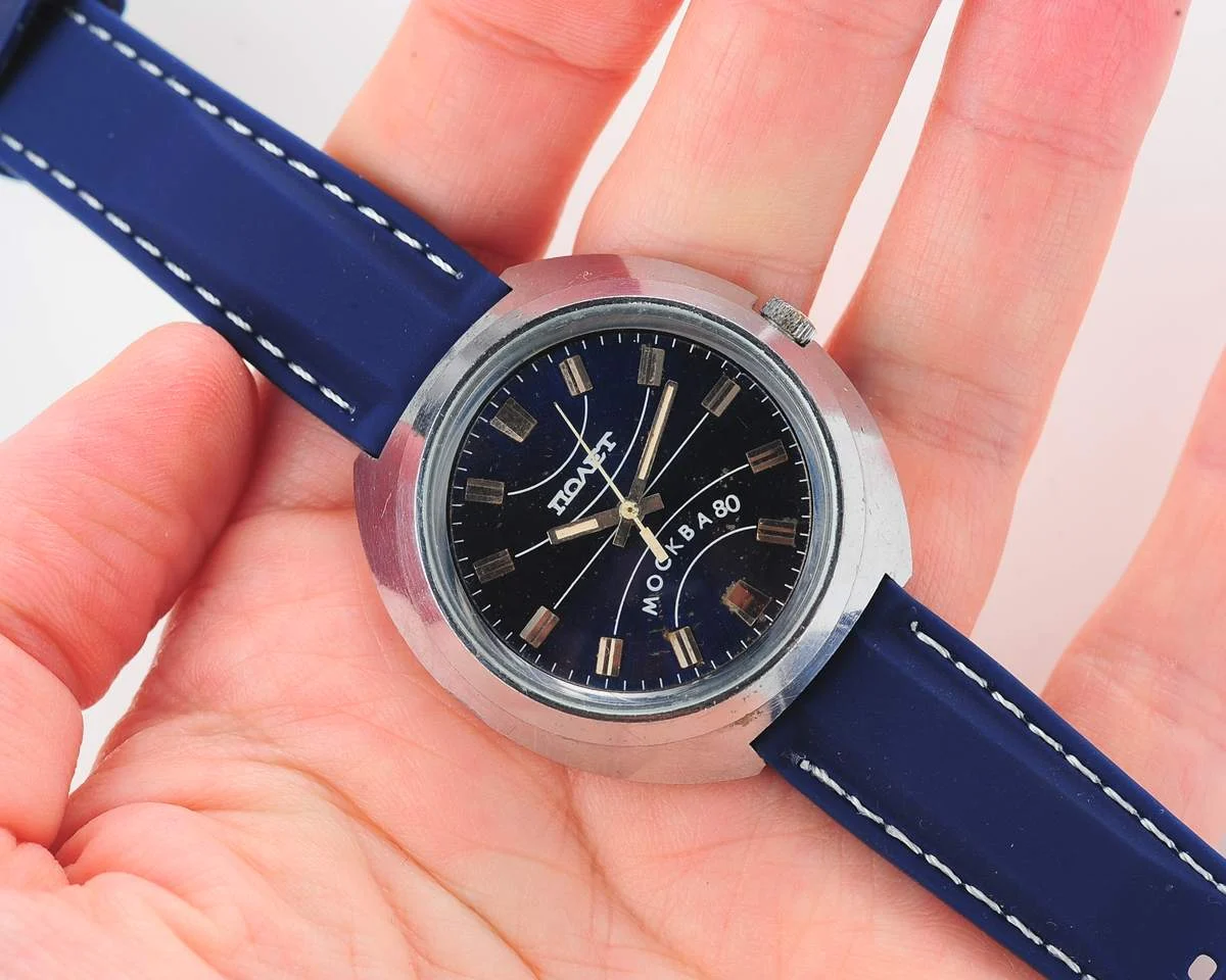 watch Poljot Olympic blue 9272-0252