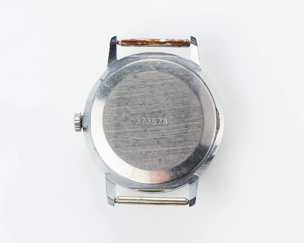 Soviet vintage Poljot mechanical watch with cream dial