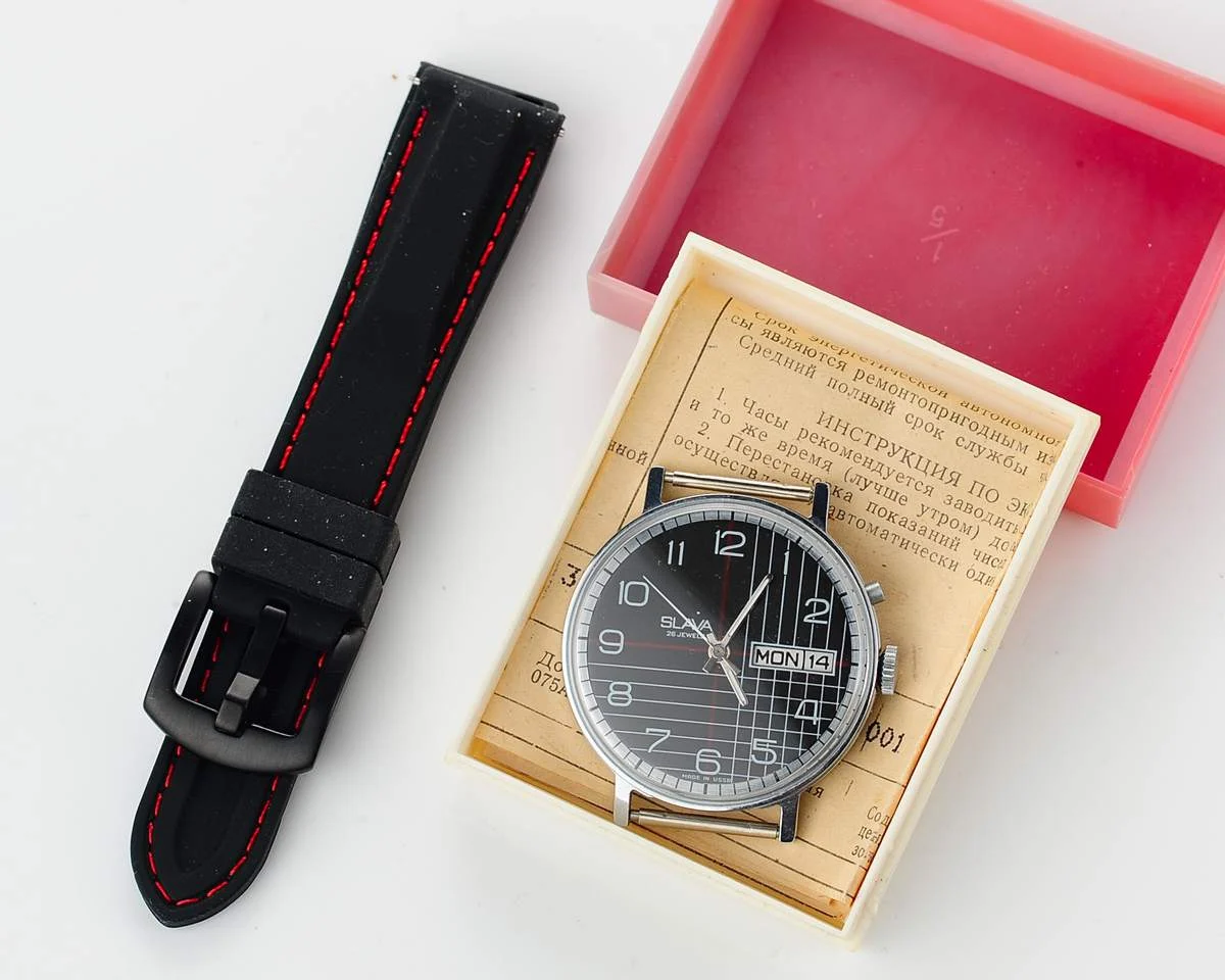 TIME CAPSULE: Slava Soviet vintage mechanical watch - New Old Stock (NOS)!