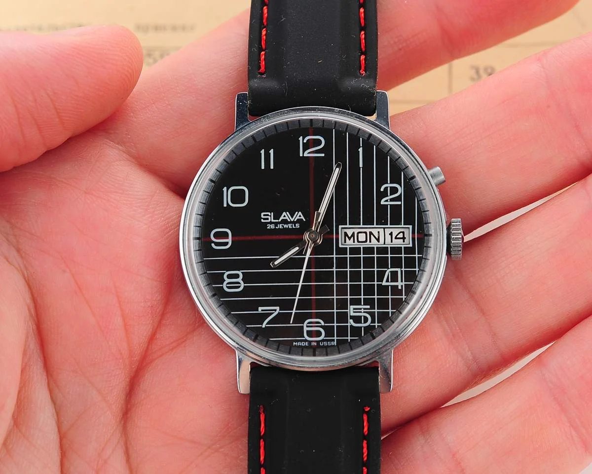TIME CAPSULE: Slava Soviet vintage mechanical watch - New Old Stock (NOS)!