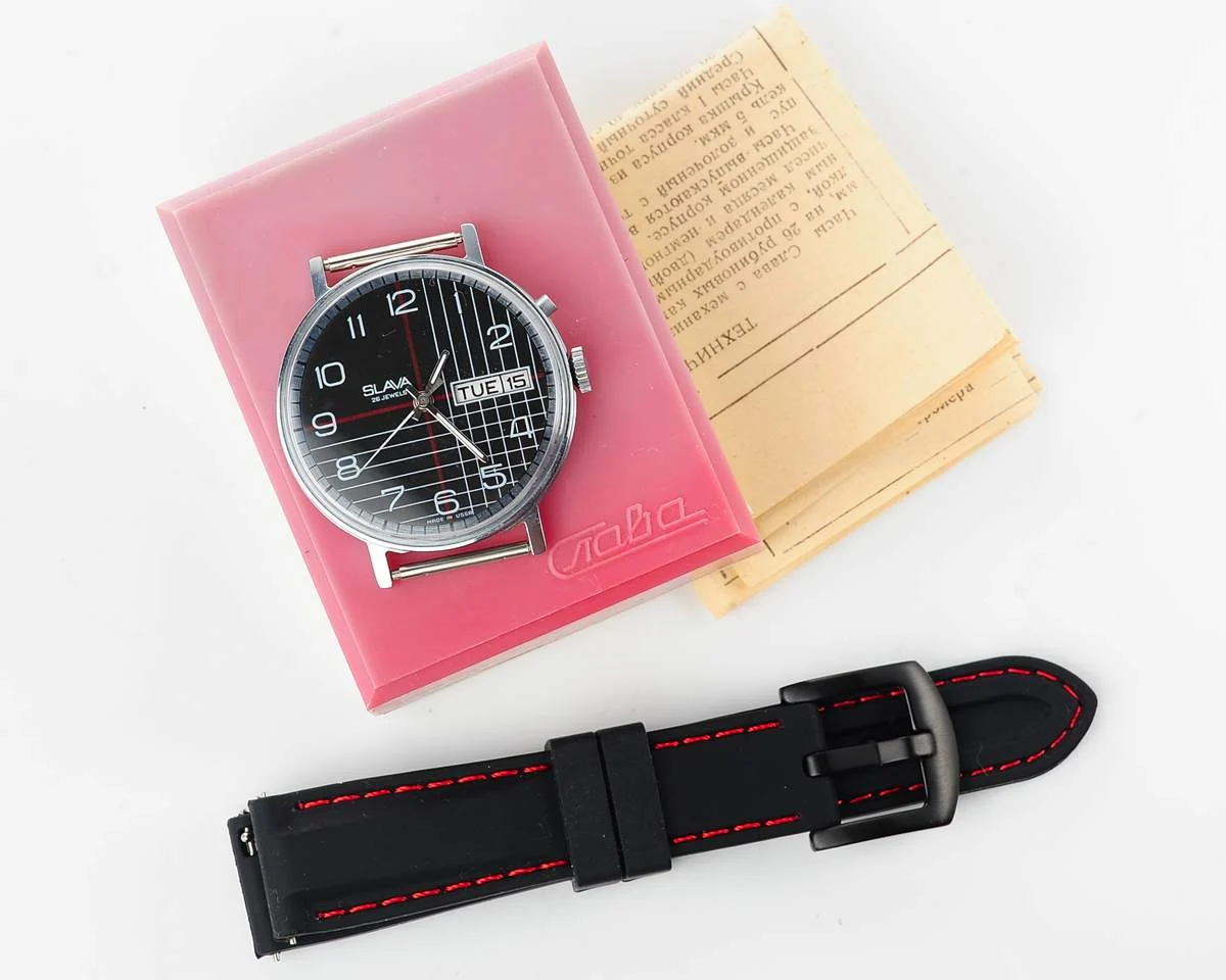 TIME CAPSULE: Slava Soviet vintage mechanical watch - New Old Stock (NOS)!
