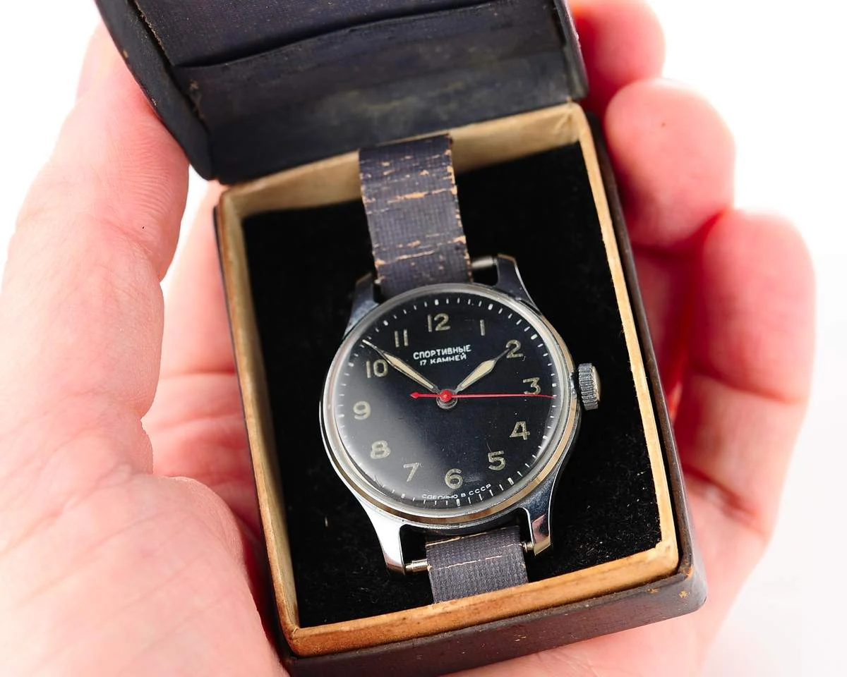 Excellent condition vintage Soviet Sportivnie mechanical watch