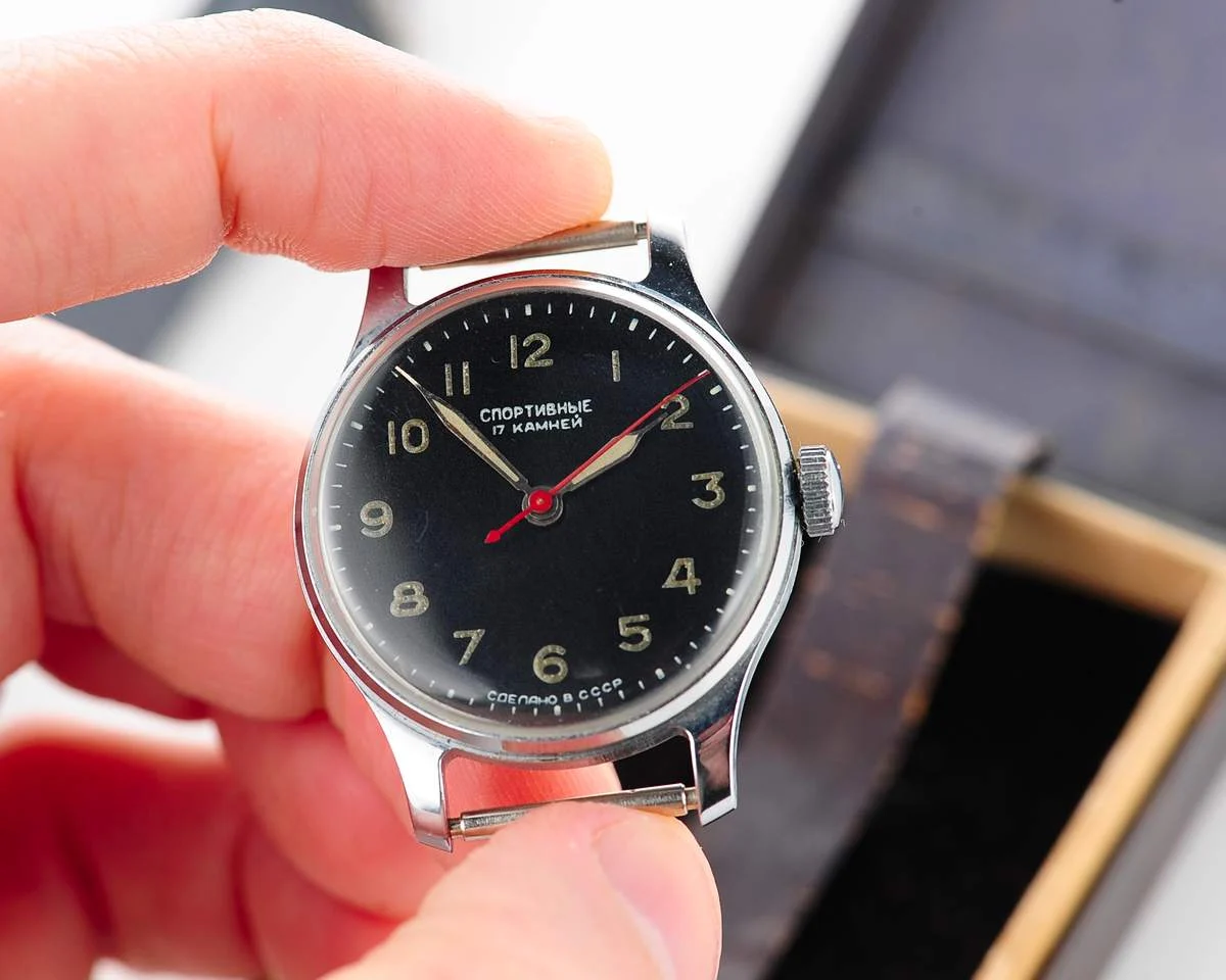 Excellent condition vintage Soviet Sportivnie mechanical watch