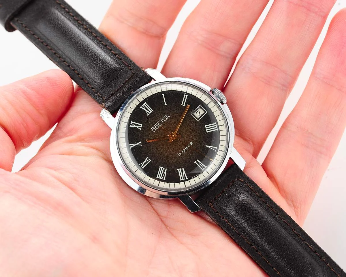 watch Vostok blk oval 8218-0222