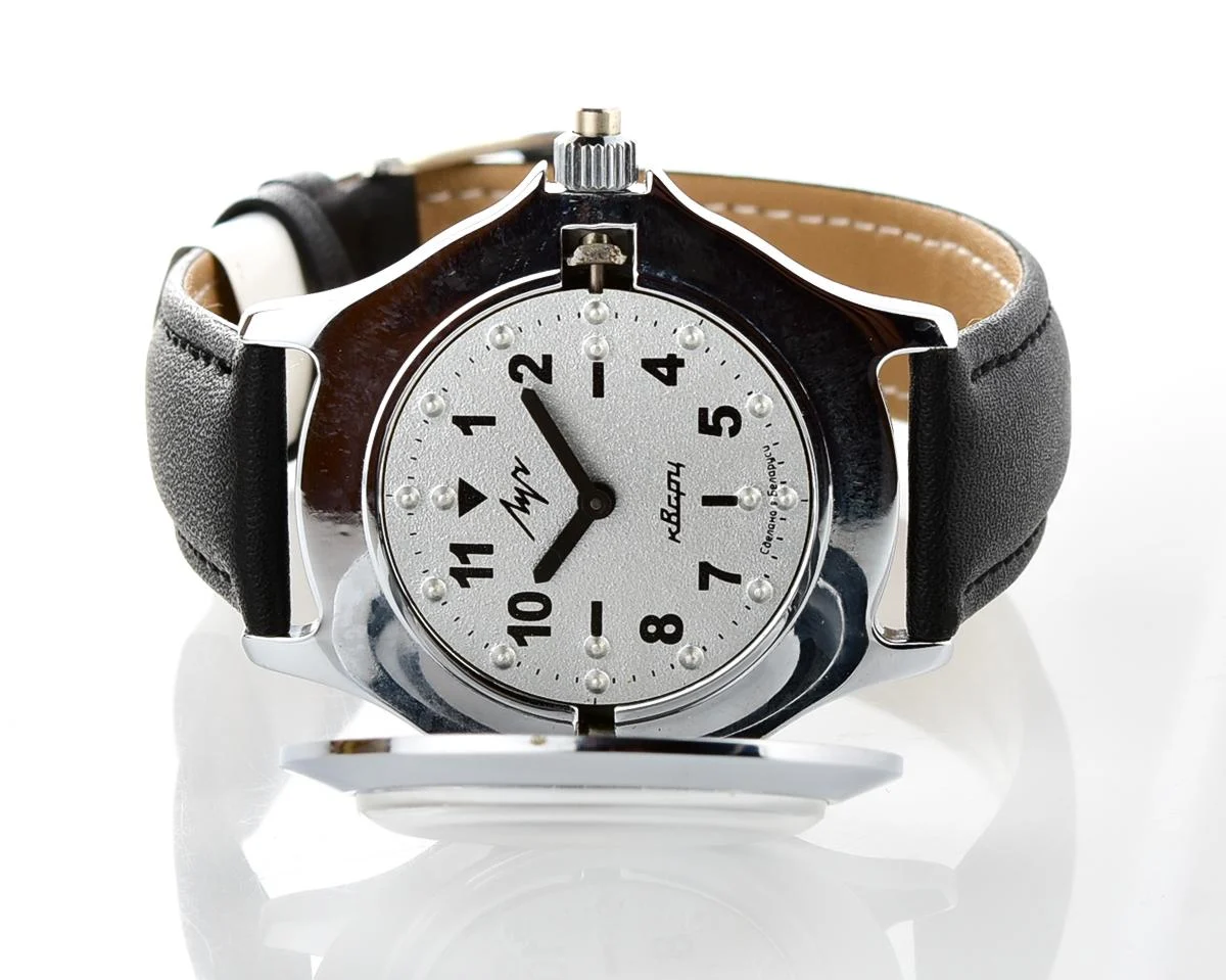 Soviet quartz Luch with Braille dial (for visually impaired)