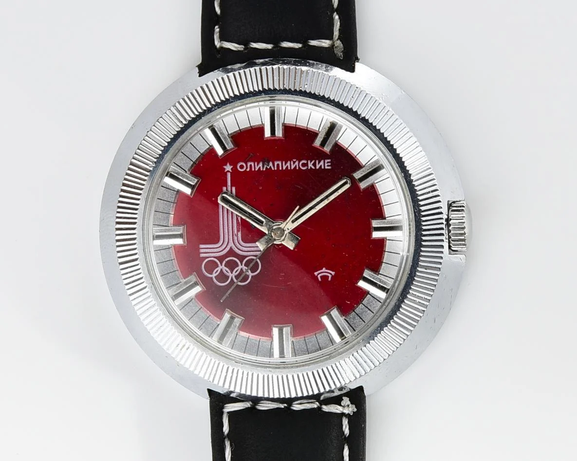 Soviet Raketa Olympic mechanical watch