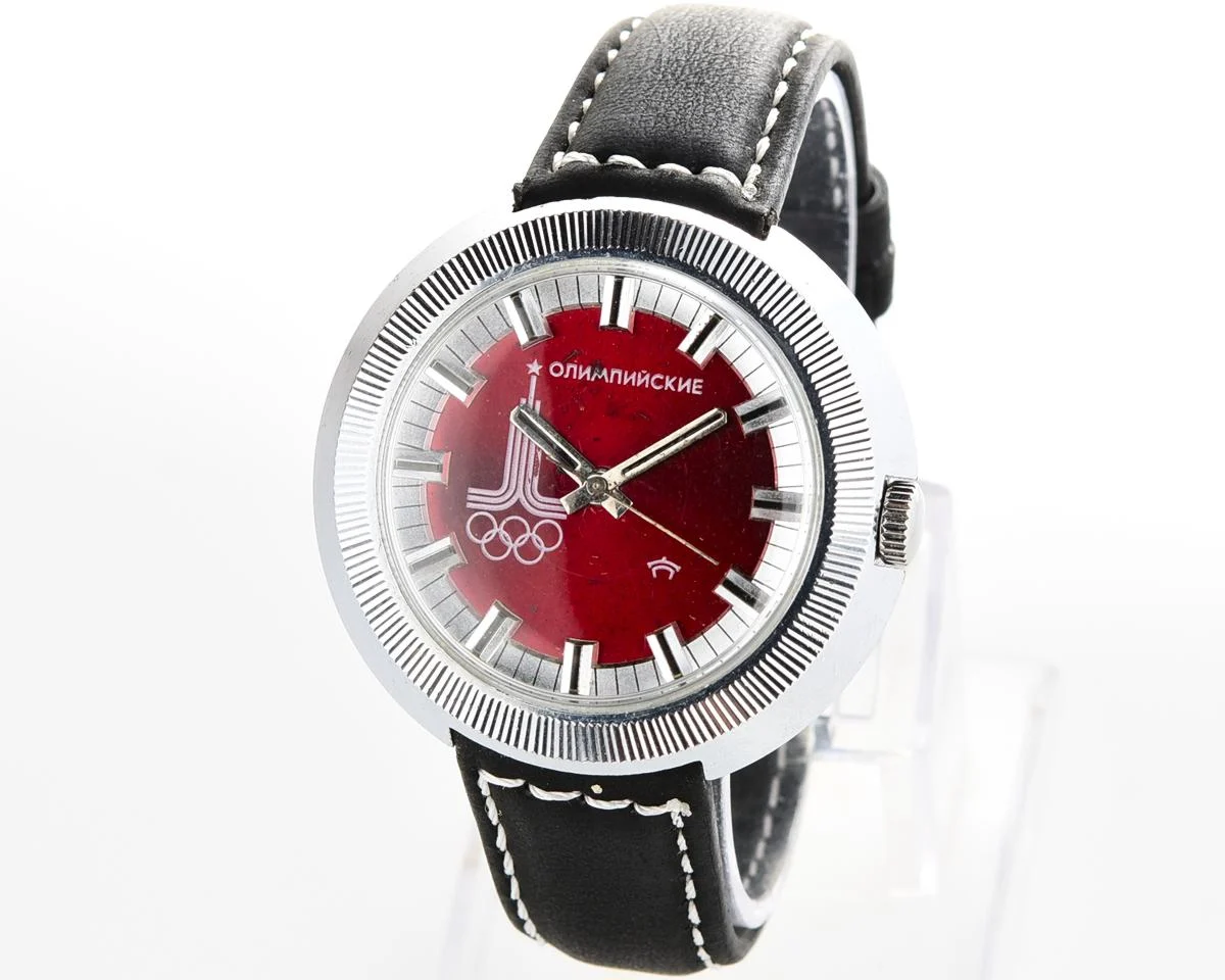 Soviet Raketa Olympic mechanical watch