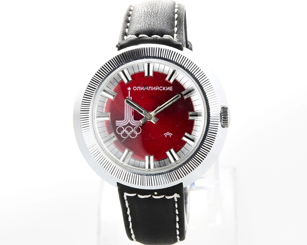Soviet Raketa Olympic mechanical watch
