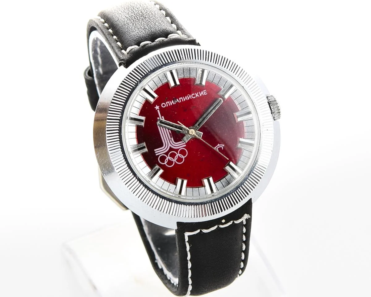 Soviet Raketa Olympic mechanical watch