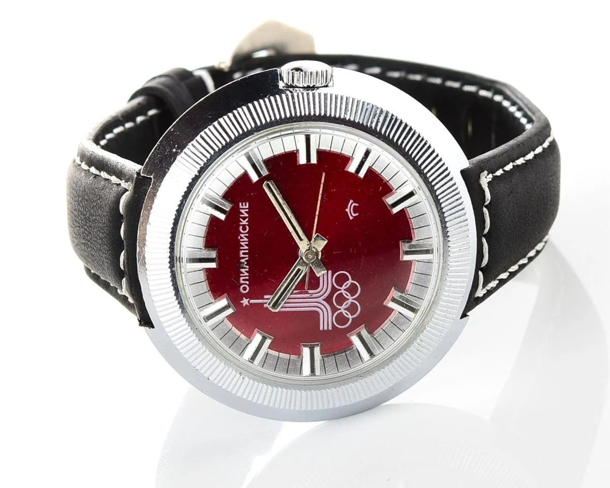 Soviet Raketa Olympic mechanical watch