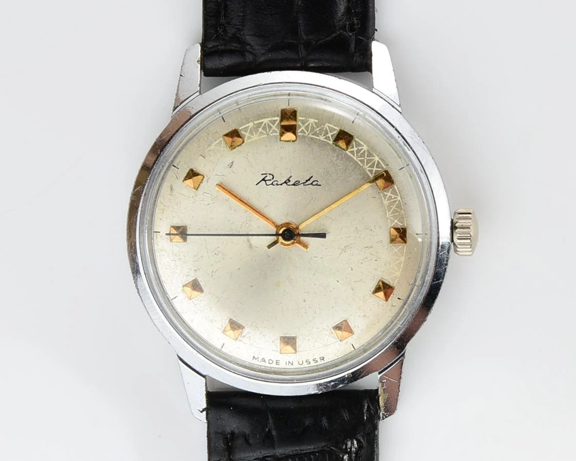 Soviet Raketa vintage mechanical watch