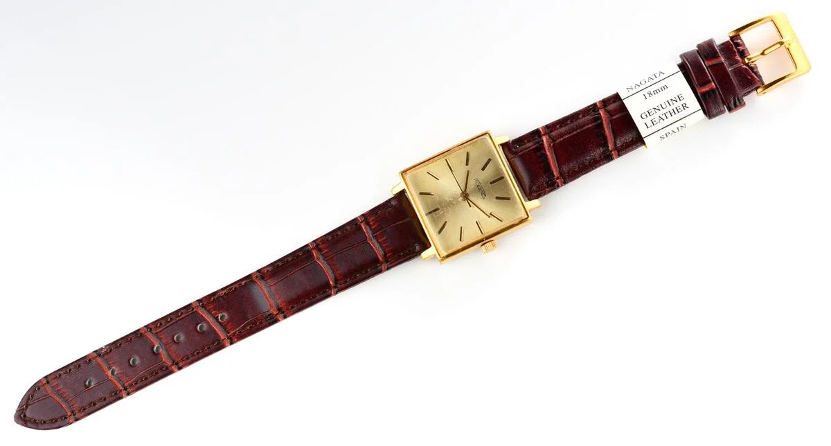 Soviet Raketa gold-plated vintage wristwatch