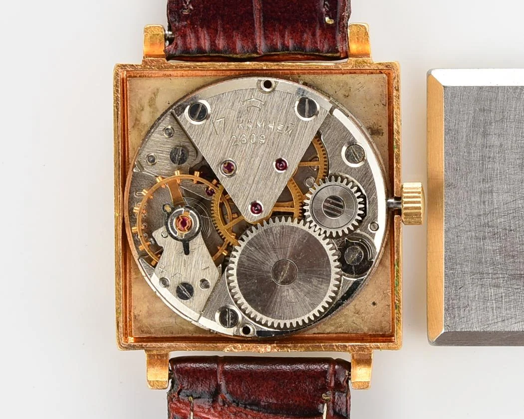 Soviet Raketa gold-plated vintage wristwatch