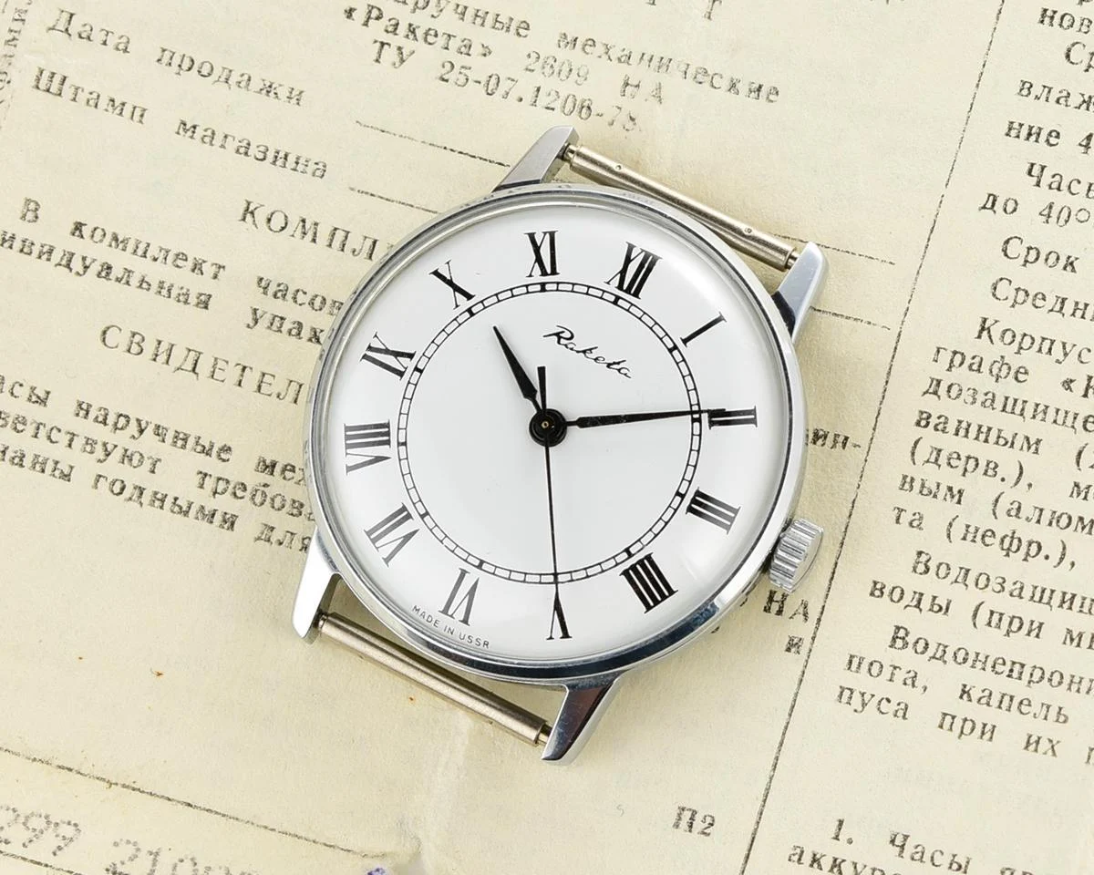 TIME CAPSULE: Vintage Soviet Raketa wristwatch, New Old Stock (NOS)!