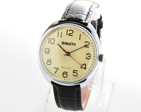 Large vintage RAKETA mechanical watch