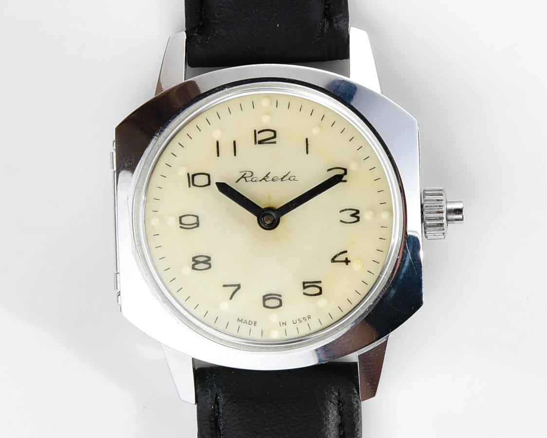 Raketa with Braille dial (for visually impaired)