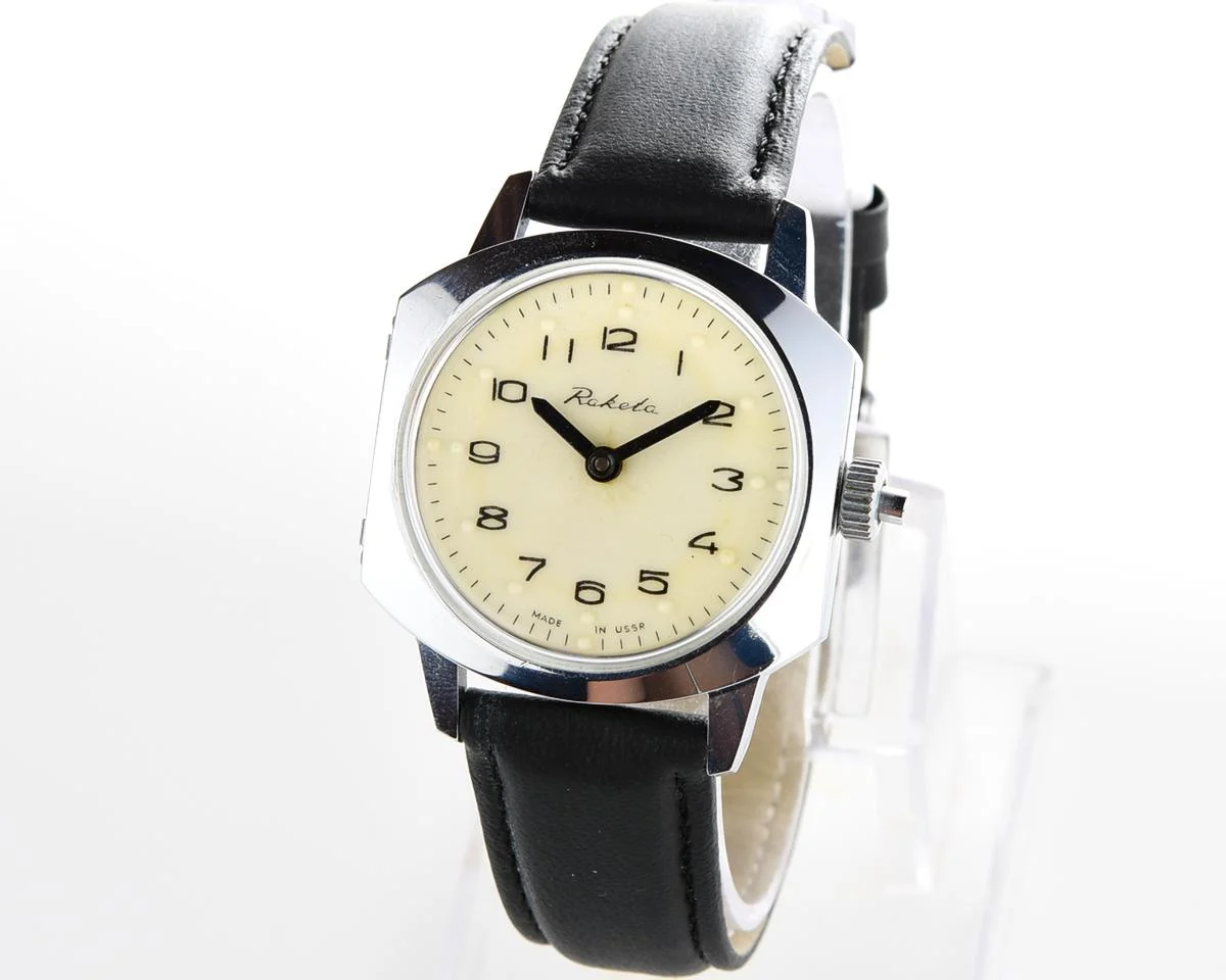 Raketa with Braille dial (for visually impaired)