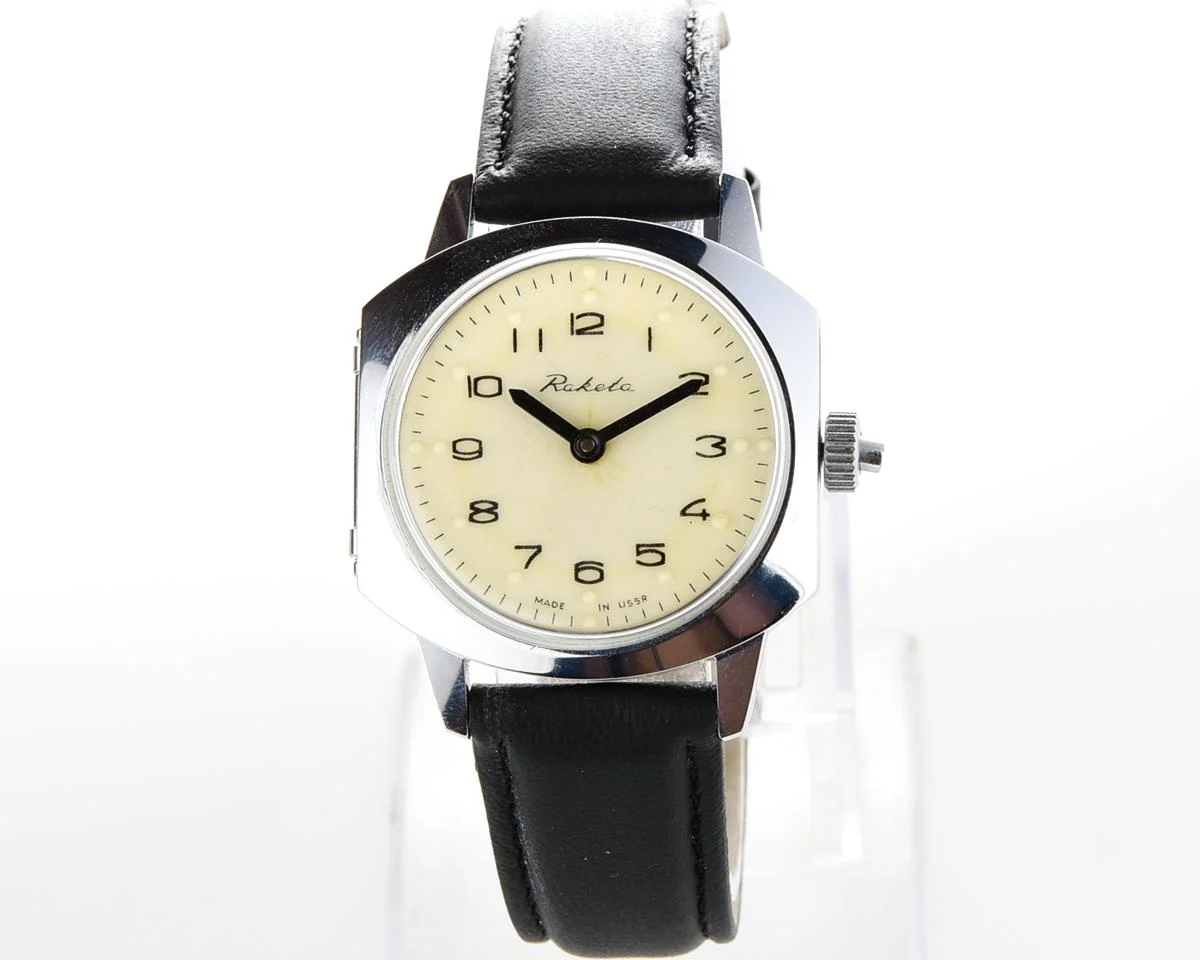 Raketa with Braille dial (for visually impaired)