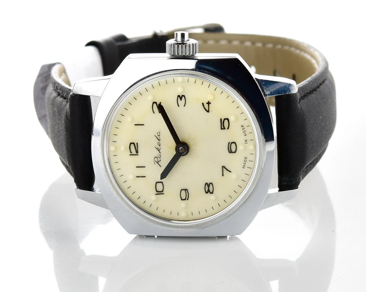 Raketa with Braille dial (for visually impaired)