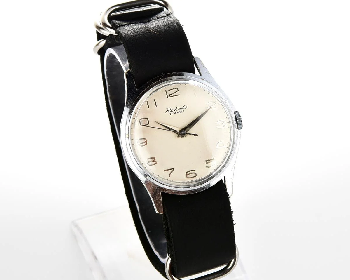 Soviet Raketa vintage mechanical watch