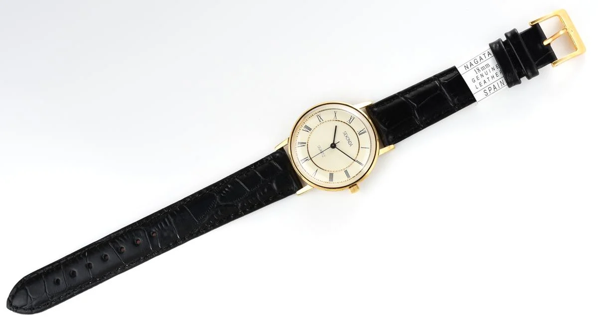 Soviet vintage gold-plated Sekonda quartz watch