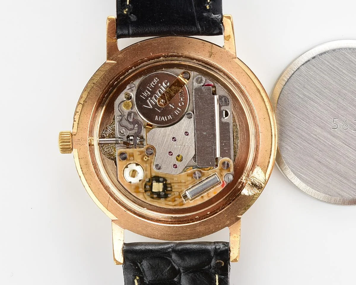 Soviet vintage gold-plated Sekonda quartz watch
