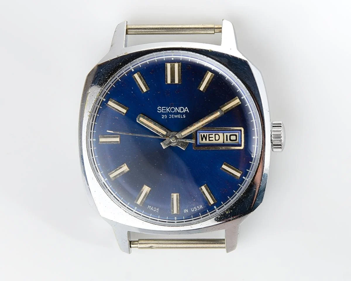 Soviet Sekonda with automatic self winding mechanical movement