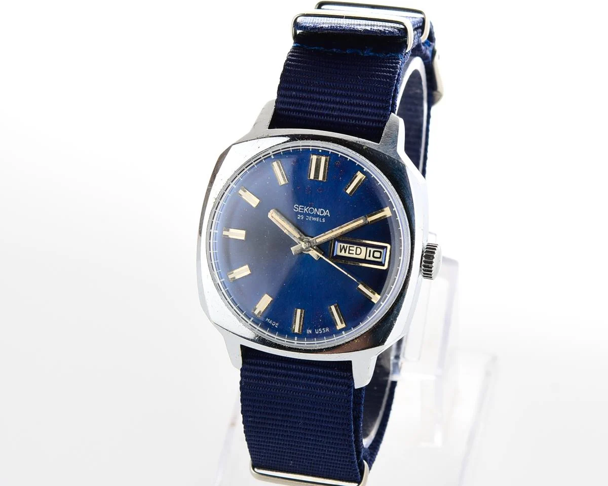 Soviet Sekonda with automatic self winding mechanical movement