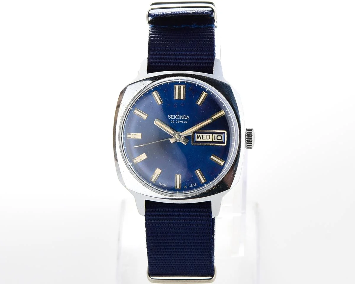 Soviet Sekonda with automatic self winding mechanical movement