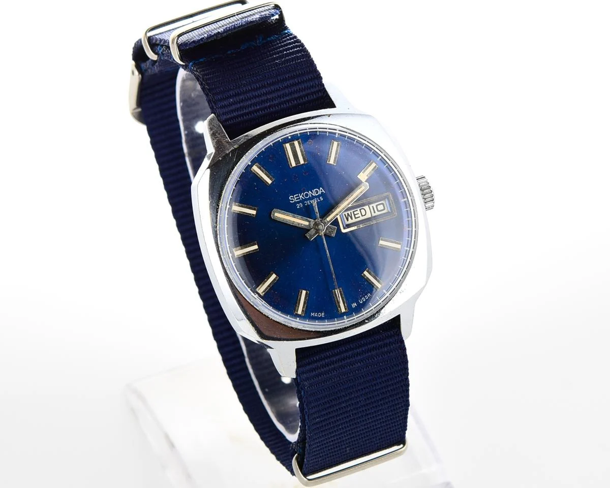 Soviet Sekonda with automatic self winding mechanical movement