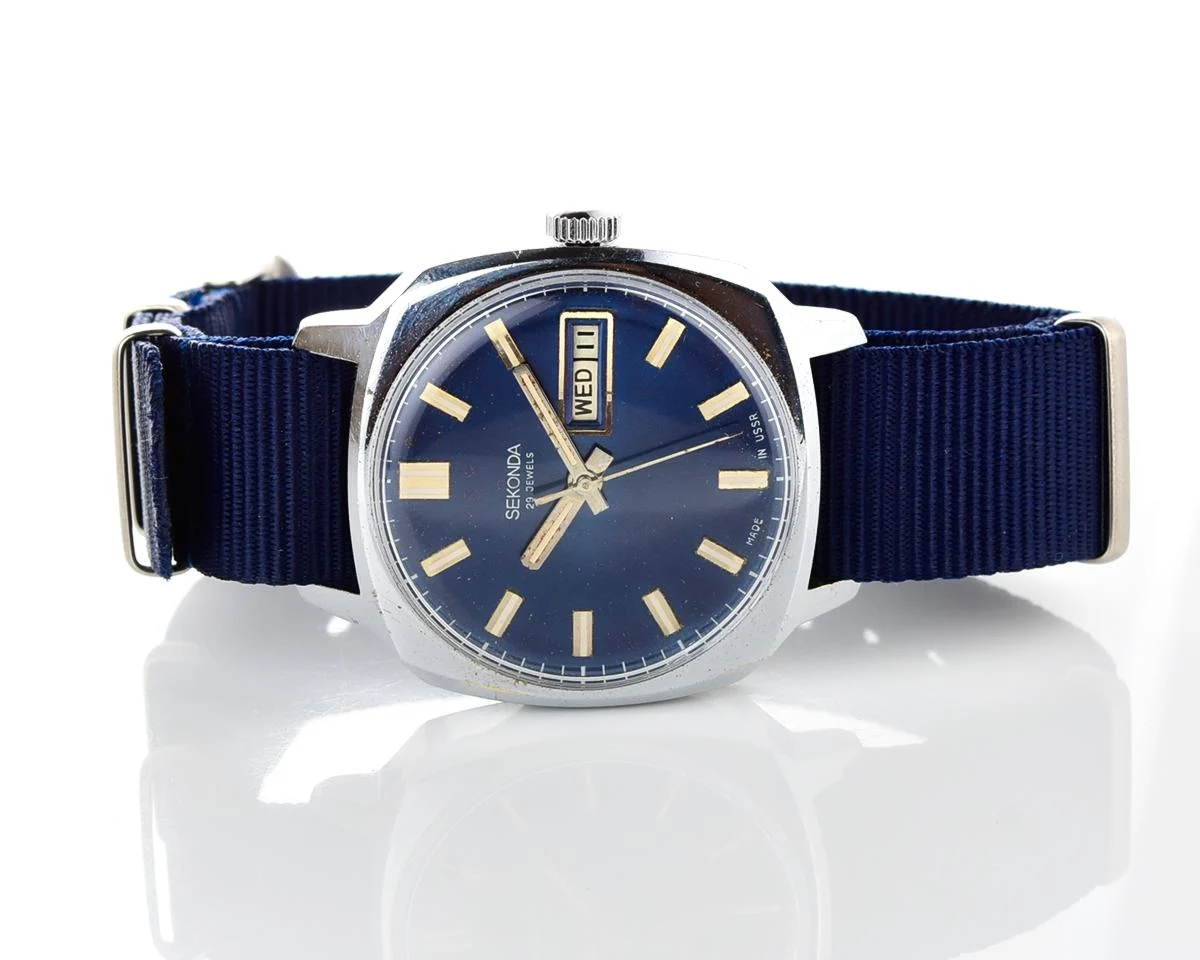 Soviet Sekonda with automatic self winding mechanical movement