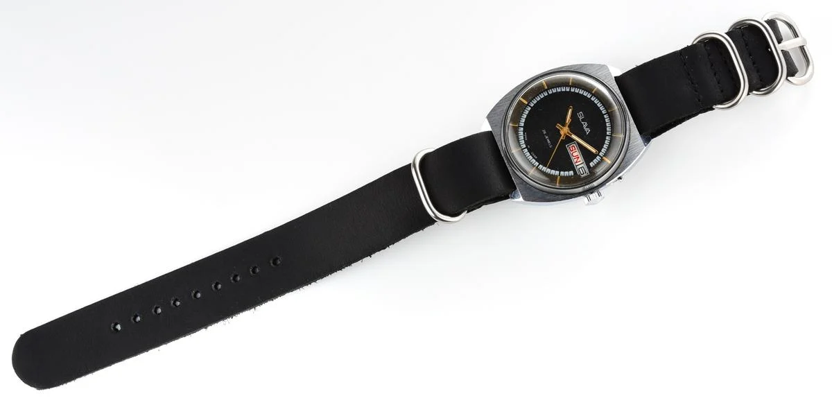 Slava Soviet mechanical vintage watch