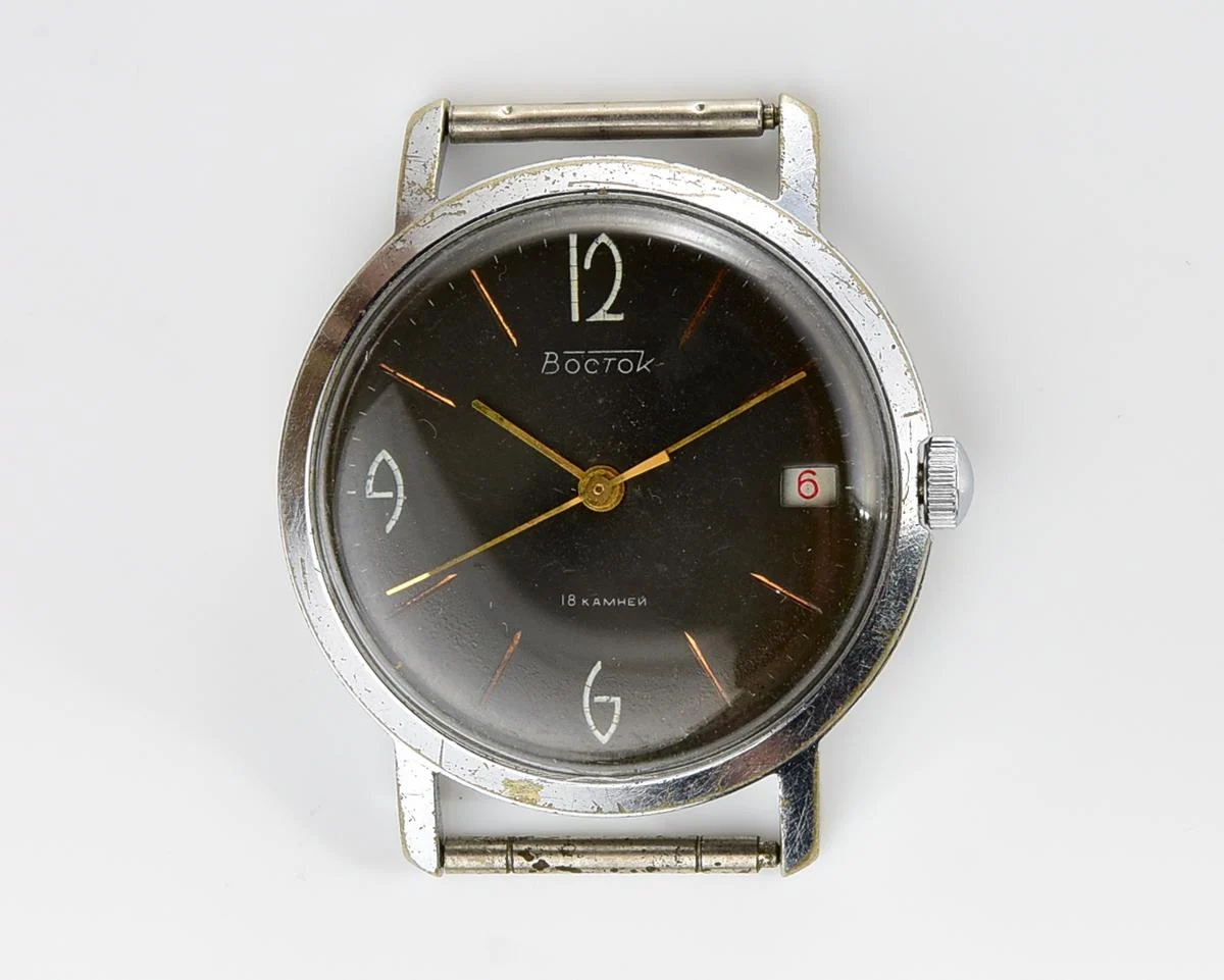 Vintage Vostok Soviet mechanical wristwatch