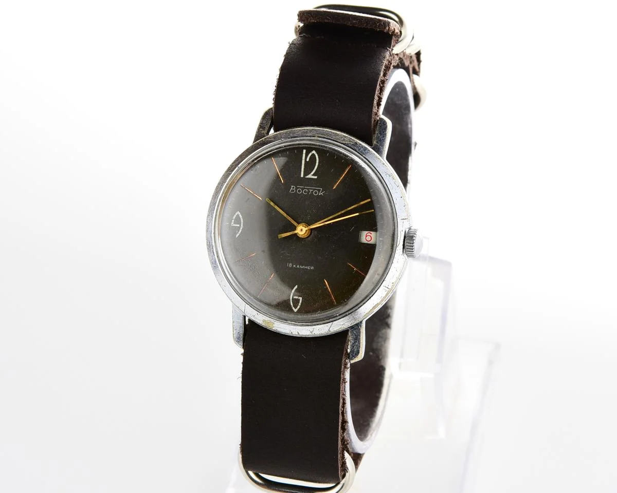 Vintage Vostok Soviet mechanical wristwatch