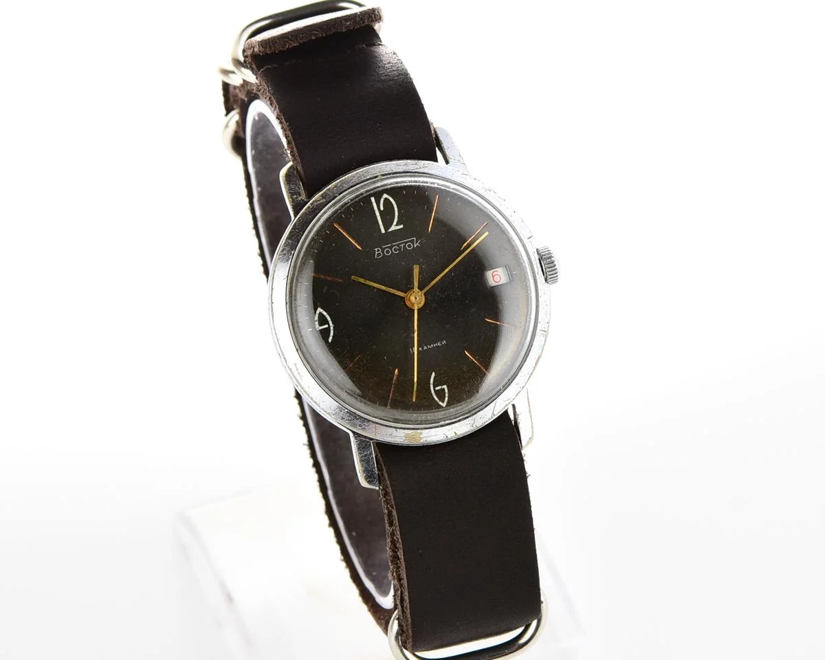 Vintage Vostok Soviet mechanical wristwatch