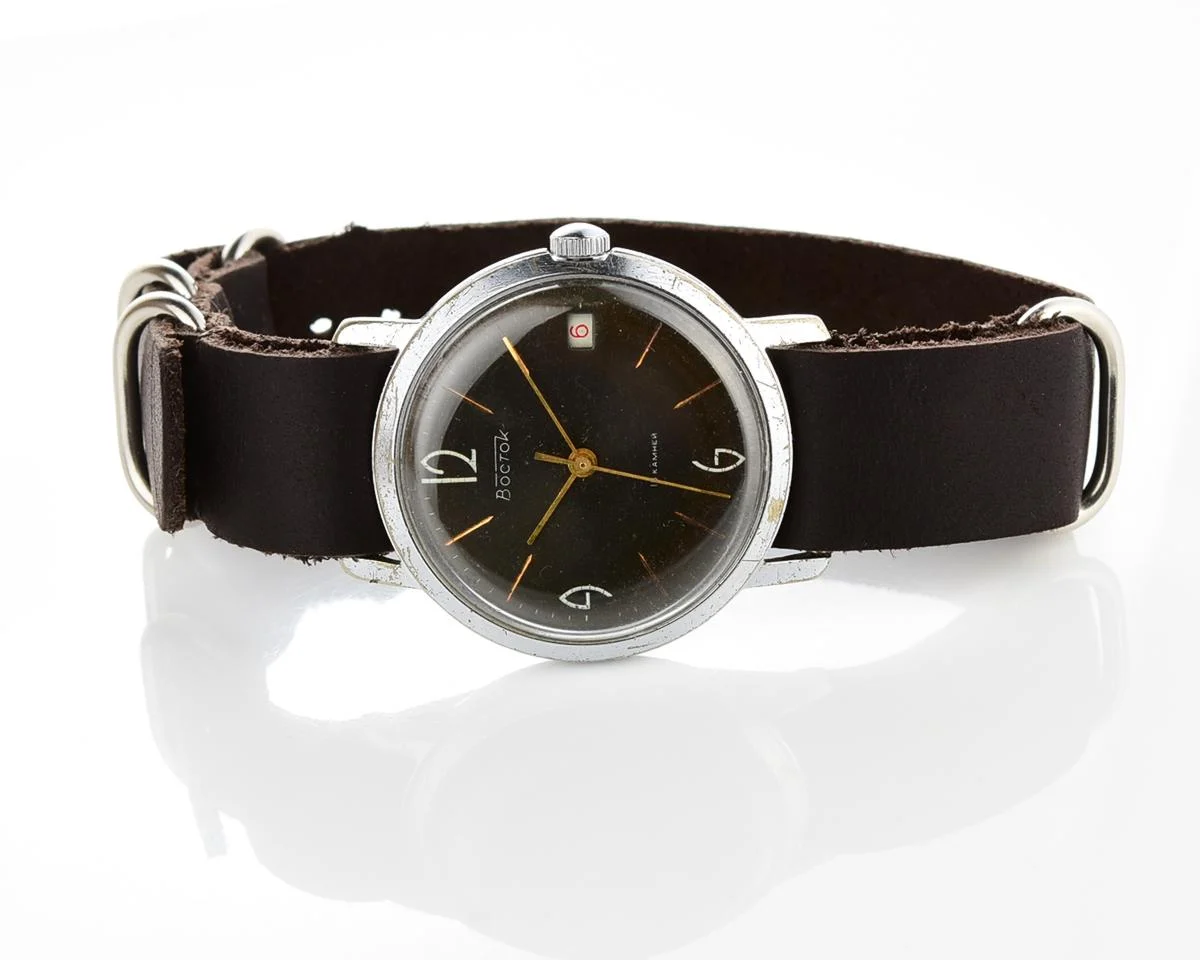 Vintage Vostok Soviet mechanical wristwatch