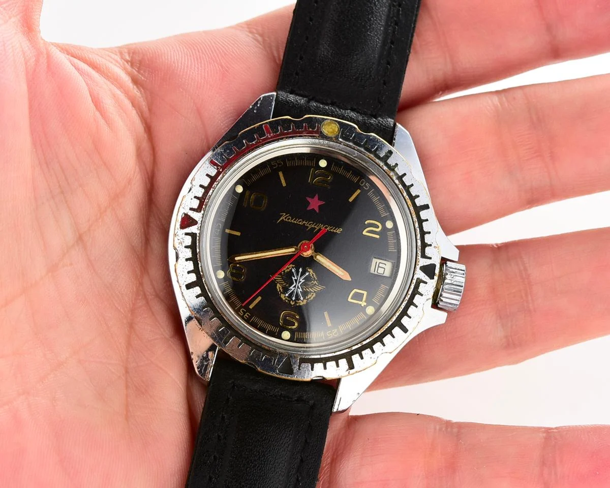 Komandirskie mechanical wrist watch