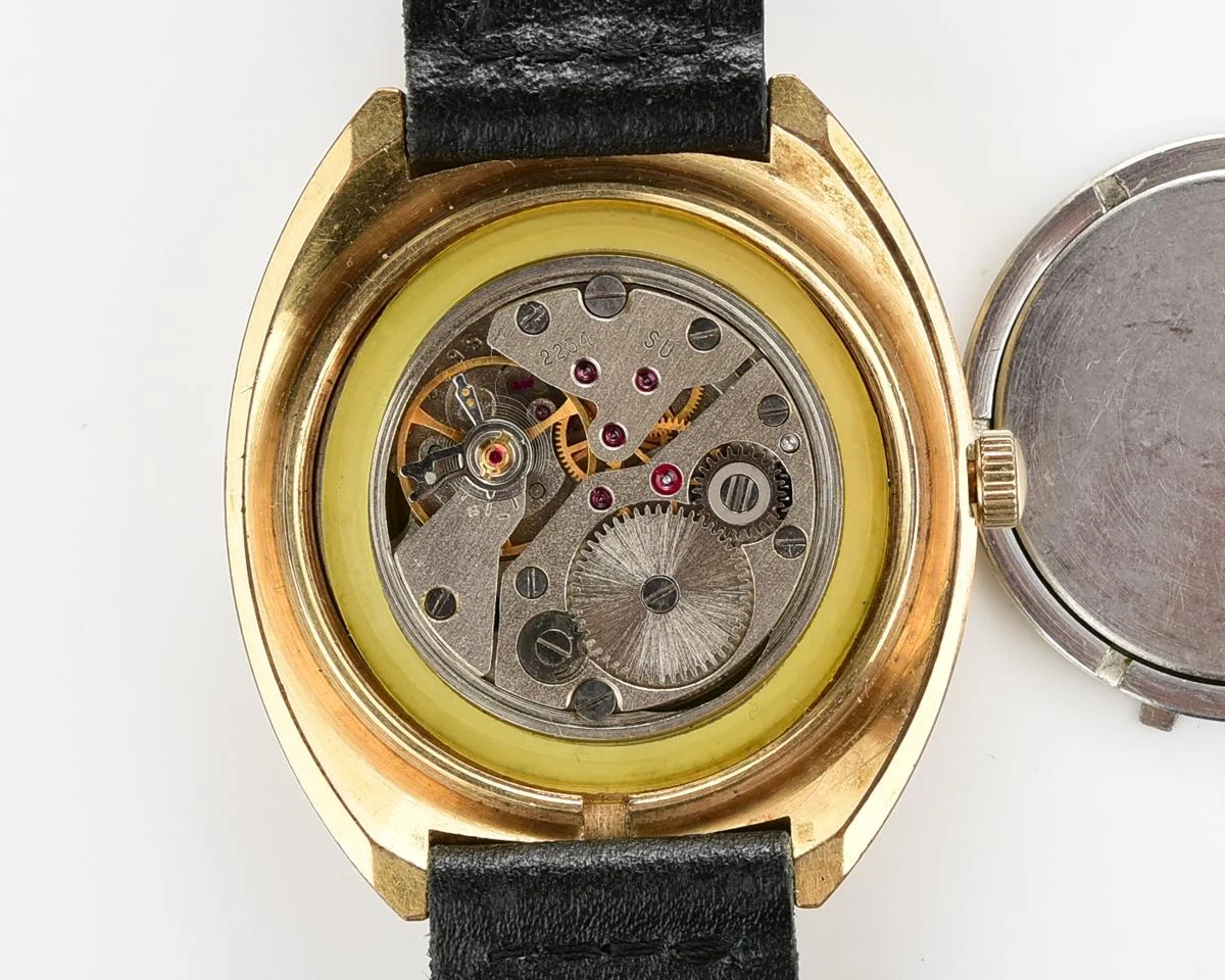 Soviet gold-plated Vostok Komandirskie mechanical watch - Zakaz MO CCCP!